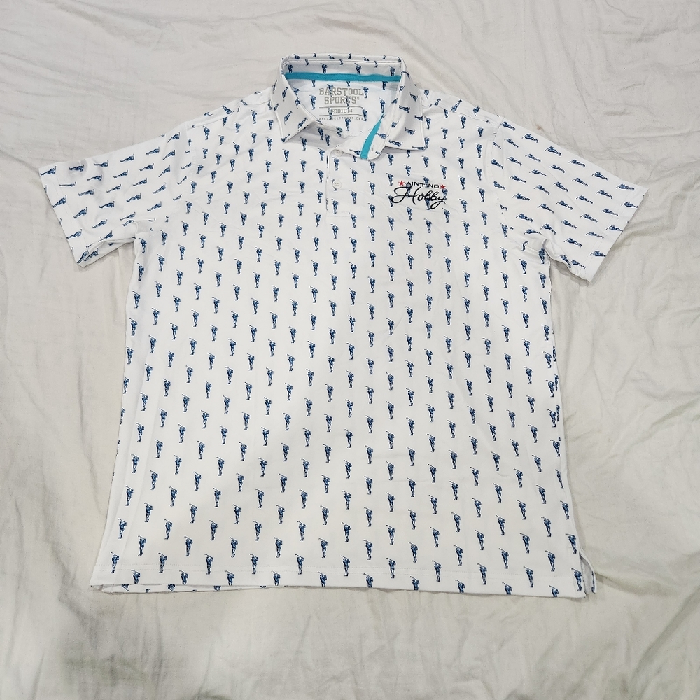 Barstool Sports Golf Polo Shirt Size M